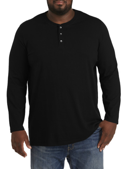 Wicking Long-Sleeve Henley Shirt